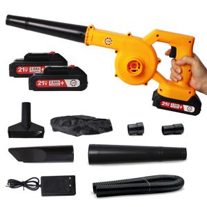 TEMU JSMiT 독일 무선 송풍기 21V 대포 충전식 충전 에어건 제설 낙엽 청소기 캠핑 세차 전동 브로워 블로워풀세트