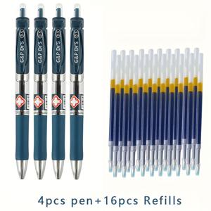 TEMU 20 개/대 의사의 특수 볼펜 0.5mm 진한 파란색 리필 세트 의사 간호사 처방 쓰기 젤 펜 Office 편지지|편지지