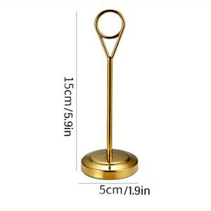 TEMU 1pc, 카드 홀더, 수직 뷔페 접시 테이블 카드 클립, 스테인레스 스틸 테이블 번호 레스토랑 메뉴 좌석 프레임, 크리에이티브 웨딩 테이블 카드 홀더, 메뉴 카드 클립, 테이블 카드 디스플레이 카드, 레스토랑 액세서리, 파티 용품, 크리스마스 장식