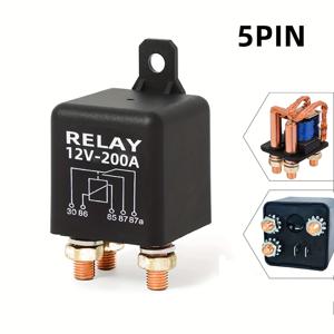 TEMU 내구성 디자인, 고출력 12V DC 스타트 릴레이, 200A - 자동차, RV 및 차량용 스위치 메인 파워, NCOUUOCN