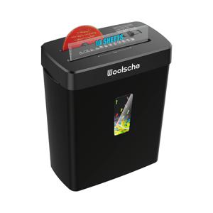 TEMU 4단계 보안 사무실 자동 미니 파쇄기 - 가정 및 상업용용 전기 책상 종이, 문서, 카드 및 CD/Blu-ray 파괴, 4단계 파쇄 설정, 소형 디자인 및 안전한 보관함, 파쇄 용품, 보안 파쇄, 세련된 파쇄기, 내구성 파쇄기