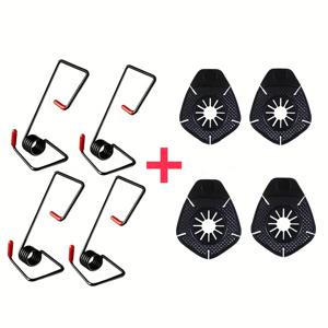 TEMU 자동차 윈드실드 와이퍼 암 압력 스프링 + 먼지 커버, 비와 눈 조건에서 가시성 향상을 위한 차량 와이퍼 블레이드 풀러 교체 키트, 잔해물 막힘 방지 및 유리 청소 강화, 다양한 모델에 적합한 쉬운 설치