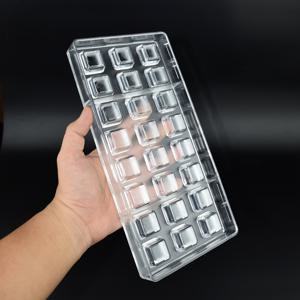 TEMU 식품용 BPA 프리 플라스틱 사각 캔디 몰드 - 베이킹, 비누 만들기, DIY 공예용 8구멍 논스틱 초콜릿 몰드 - 내구성 있고 세척하기 쉬운 주방 도구, 홈 베이커 및 전문가용 초콜렛 몰드