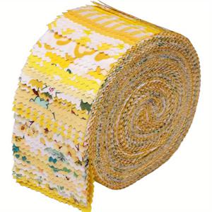 TEMU 2.5*19.7 인치 (6.35*50Cm) 천 조각 40 조각 - 짠 꽃 무늬 천 조각, 이빨 조각, 밝은 프린트 조각 - 자수 용품 액세서리 - 자수 열정가에게 이상적인 선물, 데이 및 부활절