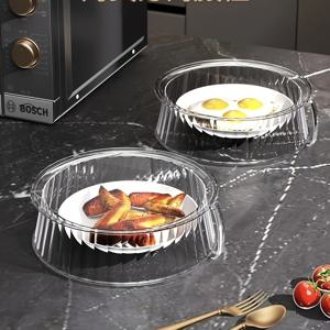 TEMU 1개/2개 고온 내성 다용도 전자레인지 스플래터 커버, 접이식 분리형 세탁 가능 캠핑 및 가정용 야채 뚜껑, 테이블탑 음식 보관 덮개, 겹쳐서 보관 가능한 뜨거운 요리 용기 & 과일 접시, 아웃도어 바베큐