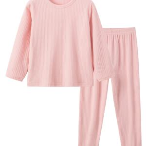 TEMU 2개 세트 '겨울 따뜻한 의류 & 옷 세트 - 옐로우 세로 줄무늬 오버사이즈 스웨터 & 레깅스, 부드럽고 신축성 있는 긴팔 아웃핏, 포근한 의류 & 캐주얼 옷 (손세탁 가능), 야외 활동에 완벽