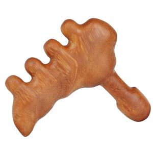 TEMU 샌들우드 발마사지 침술봉, 경락점 압박기 - 바닥근육·어깨·목·손가락 이완용