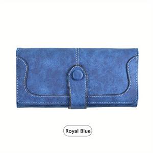 TEMU 빈티지 멀티 카드 슬롯 코인 지갑, 레트로 신용 카드 거치대, 대용량 지퍼 클러치 및 지갑