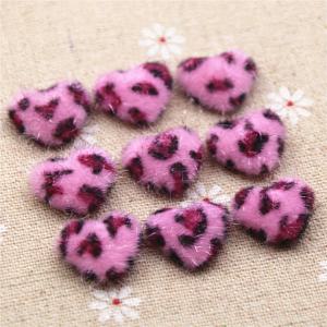 TEMU 50개 팩 모조 밍크 퍼 패턴 복숭아 하트 버튼 스티커 사랑의 하트 DIY 수제 귀걸이 헤드웨어 헤어 클립 액세서리 재료 모바일 폰 케이스 장식 패치 장식 바느질 액세서리 의류 액세서리 플러시 가방 천 버클