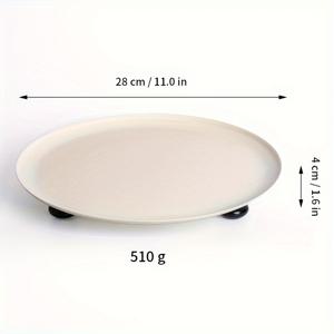 TEMU 1개 욕실 트레이 홈 주방 용품 데스크탑 수납 장비 노르딕 스타일 거실 현관 향수 아로마테라피 화장품 수납 상자 열쇠 수납 라운드 플레이트 고가의 라이트 럭셔리 데스크탑 수납 플레이트 철 아트 수납 트레이 향수 잡동사니 수납대 검정 흰색|향수