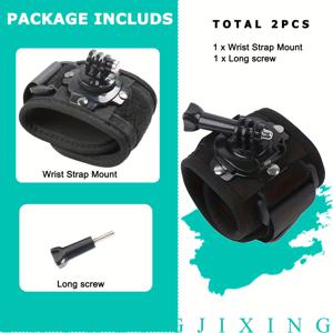 TEMU 360도 회전 가능한 팔걸이와 손목 스트랩, 카메라 마운팅 브래킷 - Hero 10/9/8/7/6/5, DJI Osmo Action, Xiaomi Yi, 자전거 핸들바에 적합한, 유연한 마이크로파이버로 제작된, 통기성이 좋은, 다양한 마운팅, 유연한 내부 라이닝이 있는 스마트폰 및 액션 카메라용