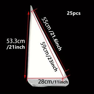 TEMU 25/50개 24인치 초대형 투명 플라스틱 파이핑 백 - 케이크 장식용 두꺼운 식품 등급 아이싱 백, 쿠키, 컵케이크 - 휴일 베이킹 필수품(크리스마스, 추수감사절, 어머니날), 페이스트리 | 쉬운 그립백 | 안정적인 구조, 베이킹 액세서리
