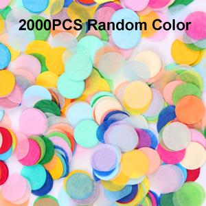TEMU 랜덤 컬러 라운드 티슈 페이퍼 2000장, 0.98인치 테이블 콘페티 도트 티슈 페이퍼 서클 멀티컬러 DIY 예술 인사말 카드용