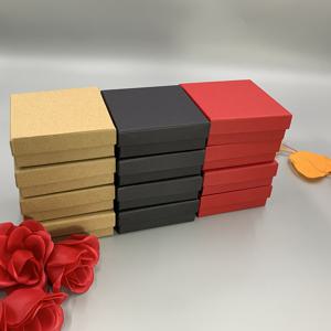 TEMU 12개 우아한 판타지 테마 선물 상자 뚜껑 포함 - 결혼식, 새해, 크리스마스용 종이 보석 포장 - 연갈색, 빨간색, 검정색, 웨딩 기프트 박스