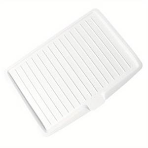 TEMU 대형 실리콘 식기 건조대 트레이 - 미끄럼 방지 주방 정리함, 배수구가 있는 공간 절약형 싱크 & 카운터탑 건조대 (접시, 그릇, 도구용) - 청소 쉬운 블루, 핑크, 그린, 화이트 - 가정 및 상업용 주방에 이상적, 주방 카운터용 식기 건조대, 컴팩트 디자인, Easyclean 소재, 바쁜 가정을 위한 완벽한 크리스마스 선물|사각싱크볼