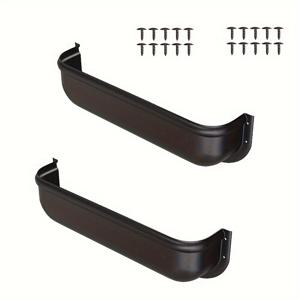 TEMU 트럭 및 RV용 내구성 있는 ABS 암레스트 정리 트레이 2개 세트 - RV 문 손잡이 보관함