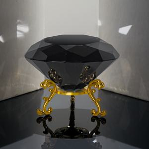 TEMU 대형 효과 유리 페이퍼웨이트 - 골드 마감 금속 베이스, 80mm 반짝이는 센터피스 - 홈/오피스 장식용, 실내/실외 사용, 우아한 책상 장식, 장식용 무게 - 거실, 침실, 사무실을 위한 럭셔리 피스 - 내구성 있는 유리 & 금속 구조 - 주얼리 피스와 튼튼한 베이스 - 모던 홈 데코 액센트