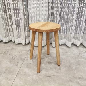 TEMU 다용도 단색 우드 하이 스툴 - 바, 파티, 식사 및 사무실 사용에 완벽 | 커피 테이블, 사이드 테이블 및 홈 데코 디스플레이로 이상적|사이드테이블