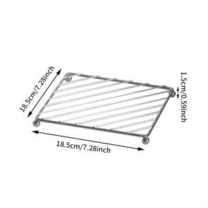 TEMU 스테인리스 스틸 냄비 트리벳 - 내열성, 미끄럼 방지 주방 코스터 & 테이블 매트