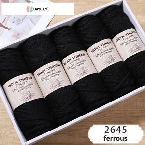 TEMU BAYEXY - 70% 메리노 울, 30% 안티필링 섬유, 4-5mm 바늘용 중간 두께 실, 5볼 팩, 500g, 중간 무게, 약 3mm 두께, 가볍고 부드러운 DIY 니팅 및 크로셰용 스웨터, 코트, 조끼, 숄, 스카프, 모자 등