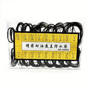 TEMU 시계 수리 키트: 18가지 사이즈 방수 고무 O-링 (0.5mm & 0.6mm) - 시계 제작자에게 이상적, 다양한 사이즈의 케이스 개스킷 포함