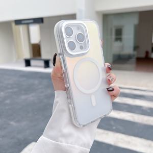 TEMU 스타일리시한, , 그리고 내구성이 뛰어난 폰 케이스, 숨겨진 안티 슬립 및 안티 콜리전 메탈 브래킷 렌즈 필름이 색상을 바꾸는 디자인, 아이폰 모델 16, 15, 14, 13, 12, 및 11 프로 맥스 플러스용으로, 강력한 자석 투명한 부드럽고 딱딱한 조합으로 보호를 제공합니다.