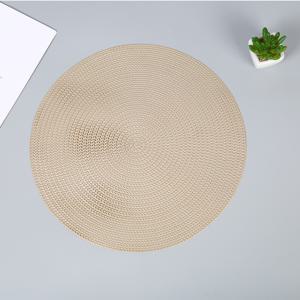 TEMU 4/6개 세트, 15인치 라운드 중공 PVC 플레이스매트, 북유럽 스타일 컵 매트 단열 식탁 매트, 크리스마스 장식, 테이블 장식, 결혼식 장식에 적합