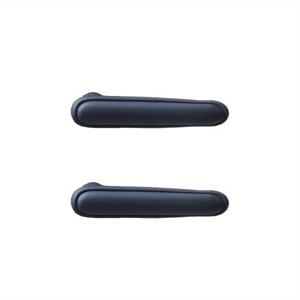 TEMU 문 손잡이 보호 커버 2개 세트 - 내구성 있는 플라스틱 충돌 방지 가드와 소프트 그립, 캐비닛 및 문 핸들용 안전 디자인, 맞춤형(베이지 & 블랙) - 가정에 이상적