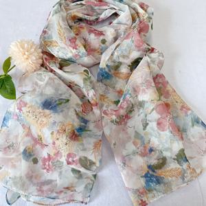 TEMU 여성을 위한 스타일의 플라스틱 스카프, 30g/m² 경량 해변 스카프, 비탄성적인 스타일의 장식 스카프, 손세탁 가능, 깃털 없음, 봄/여름 컬렉션