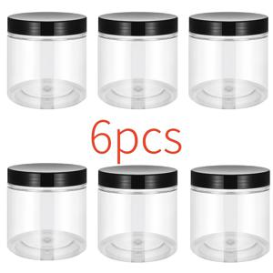 TEMU 6개 세트의 밀폐형 플라스틱 마스턴 주전자, 20oz BPA 프리, 주방 정리, 건식 식품, 향신료, 꿀, 과자, 잼용