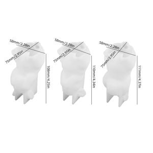 TEMU 실라이크 루페이 DIY 토끼 실리콘 몰드 키트 - 캔들 및 클레이 공예용 리얼리스틱한 토끼 모양, 석고, 레진 & 시멘트에 적합 - 