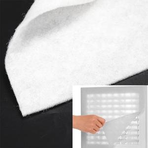 TEMU 1개 쉬운 절단 공기 필터 재료 - 흰색, 푹신한 질감으로 우수한 먼지 및 애완동물 털 필터링 - AC 벤트, 팬 및 창문 에어컨에 이상적 - 전원 필요 없음, 팬 필터 액세서리|유연한 메쉬 디자인|플라스틱 메쉬 원단, 가정용 공기 필터|에어컨필터