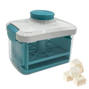 TEMU 고체 및 초고체 두부용 토푸 프레스 - 식기세척기 안전한 두부 제조기, 내구성 있는 PC 소재, 인체공학적 틸 뚜껑 & 투명 용기 포함, 두부 물 배출 기능, 주방 도구, 폴리카보네이트 본체, 컴팩트 디자인, 식품안전 소재, 식사 준비용, 플랜트 베이스 다이어트