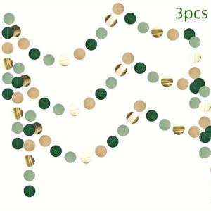 TEMU 3개 세트 그레이 그린, 민트 그린, 골드, 화이트 러브 리스 - 러스틱 웨딩 장식 스트리머 배너, &아포스데이, 어머니&아포스데이, 싱글 여성, 브라이덜 샤워, 약혼 파티, 그리고 지속적인 깜짝 선물에 완벽함. 할로윈, 크리스마스