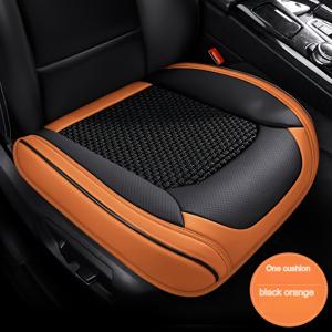 TEMU 2025 신형 PU 가죽 아이스 실키 섬유 통기성 자동차 시트 쿠션, 다양한 색상, 여덟 가지 옵션, 단일 시트 정사각형 패드, 사계절용 단일 또는 삼피스 시트 커버 세트, 모든 차종에 적합, 자동차 내부 업그레이드,세련된 자동차 액세서리,고품질 장식재,부드러운 패딩,장거리 여행자들,일일 출퇴근자