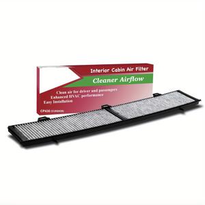 TEMU BMW 캐빈 에어 필터 교체용 CP430(CUK8430, 활성탄 포함 - 100 시리즈(2008-2013), 300 시리즈(2006-2013), 700 시리즈(2013), X1(2013-2015)