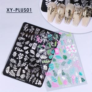 TEMU 귀여운 리본 패턴 네일 아트 스탬핑 플레이트 우아한 사랑의 하트 잎 프렌치 이미지 디자인 봄 테마 DIY 전사 템플릿 인쇄 몰드 매니큐어 도구