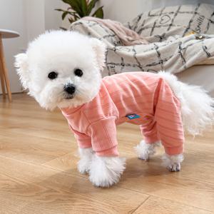 TEMU 작은 품종 개 스웨터, 요크셔 테리어 베어 블로그 테디 스코틀랜드 홈 코트, 폴리에스터 100%, 니트 재질, 풀오버, 개용