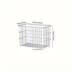TEMU 현대적인 스테인리스 스틸 수납 바구니 - 집, 사무실, 욕실 및 침실 정리에 적합한 슬림 오픈탑 디자인 - 화장품, 향수, 마스크 등에 완벽함 - 조립 불필요, 욕실 정리용|향수