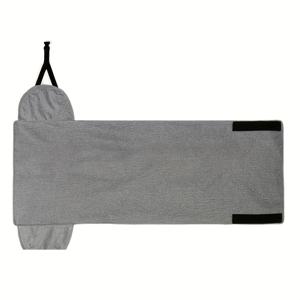 TEMU 휴대용 여행 발받침 해먹 (조절 가능한 스트랩 및 금속 후크 포함), 세탁 가능 나일론 소재, 사무실/가정/야외 사용, 휴대가 편리한 비행기 & 고속철도 발 받침, 다목적 여행 액세서리 | 내구성 강한 나일론 소재