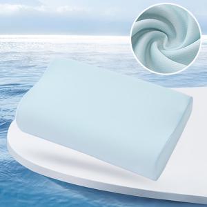 TEMU 1개 냉각 베개 커버 - 통기성 좋고 부드럽고 가벼움, 더운 잠자는 사람과 밤에 땀을 흘리는 사람에게 적합 - 집, 침실, 호텔 사용용으로 세탁 가능 - 베개 삽입제외 사계절 선물, 더운 잠자리 해결책 | 간단한 베개 커버 | 기계 세탁 가능한 직물