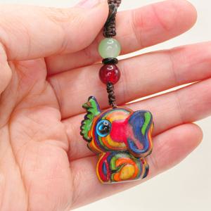 TEMU 1 손수 제작된 무지개 나무 원숭이 열쇠고리 - 수집 가능한 작은 조각, 집과 사무실 장식에 완벽, 실내와 실외 사용에 적합, 친구와 가족에게 이상적인 선물 (무지개 나무 조직은 무작위로 변함)