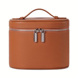 TEMU SXS LACONIC 분리형 칸막이 메이크업 파우치 - 휴대용 화장품 정리 케이스, 여행용 화장품 수납함, 화장품 및 뷰티 제품용 메이크업 보관함, 여성 친화적 디자인