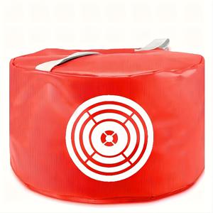 TEMU 타겟 디자인의 골프 스윙 트레이너 연습 가방 - 초보자를 위한 휴대용 파워 트레이닝 보조기구, 내외부 사용에 견고함, 블루/옐로우/블랙, 크리스마스, 아버지날 및 명절 선물로 이상적, 실내 외부용 골프 백 | 휴대용 골프 트레이너 | 튼튼한 손잡이 디자인, 골프 액세서리