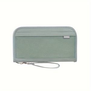 TEMU 다기능 여행용 여권 홀더, RFID 차단 여행 여권 지갑, 지퍼 잠금, 여권 커버, 방수 브러시, 은행 카드, 여권, 티켓, 잔돈 및 카드에 이상적, 여행 필수품, 여성용 여권 카드 홀더