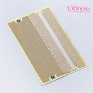 TEMU 강력한 접착제가 있는 크래프트 브라운 박스 밀봉 테이프 100개입 - 안전한 포장용 일회용 직사각형 배송 테이프, 이사 및 골판지 상자용 - 내구성 있고 고품질의 패킹 테이프