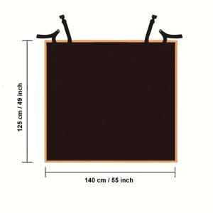 TEMU 럭셔리 접이식 개 시트 커버 - 방수, 미끄럼 방지 애완 동물 자동차 매트 - 후면 시트 및 트렁크용, 내구성 있는 폴리에스터 블렌드, 세단 및 SUV용 쉽게 청소할 수 있는 여행 보호자, 트렁크 공간 절약|우아한 개 침대|내구성 있는 직물