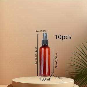 TEMU 10개 세트의 아멜 10온스 스프레이 병 - 미세한 연기 노즐이 달린 BPA 및 포름알데히드 프리 플라스틱으로 제작, 에센셜 오일, 향수, 알코올, 및 민감한 액체에 적합, 보호.|오일스프레이