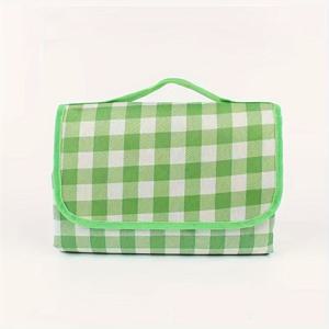 TEMU 대형 및 내구성이 뛰어난 체크무늬 피크닉 담요 - 접이식 및 휴대용 캠핑, 해변, 잔디 | 두꺼운 직물, 직사각형 폐쇄 셀 폼 매트, 봄 여행 및 야외 활동에 이상적, 해변 액세서리 | 내구성이 뛰어난 피크닉 매트, 해변 매트