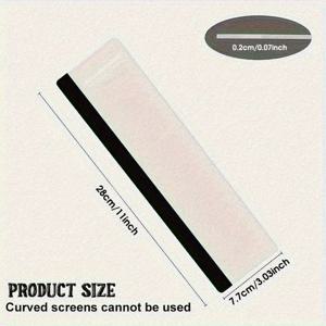 TEMU 투명 플라스틱 모니터 메모 보드 - 노트, 사진, 카드를 위한 스티키 노트 홀더가 있는 멀티 섹션 데스크 오거나이저 - 사무실 및 가정용 투명 작업 공간 액세서리